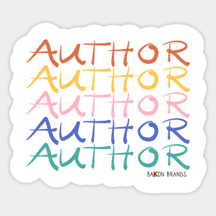 AUTHOR AUTHOR AUTHOR Sticker